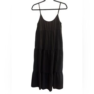 Cotton On Black Tiered Maxi Sundress